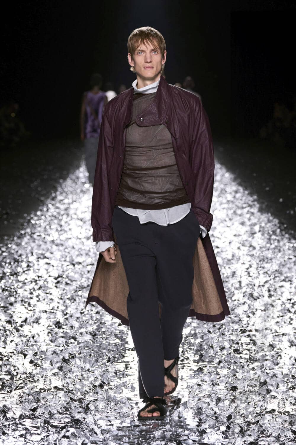 トップス Dries Van Noten second skin power net Dries Van Noten Spring 2025 Ready-to-Wear Collection | Vogue